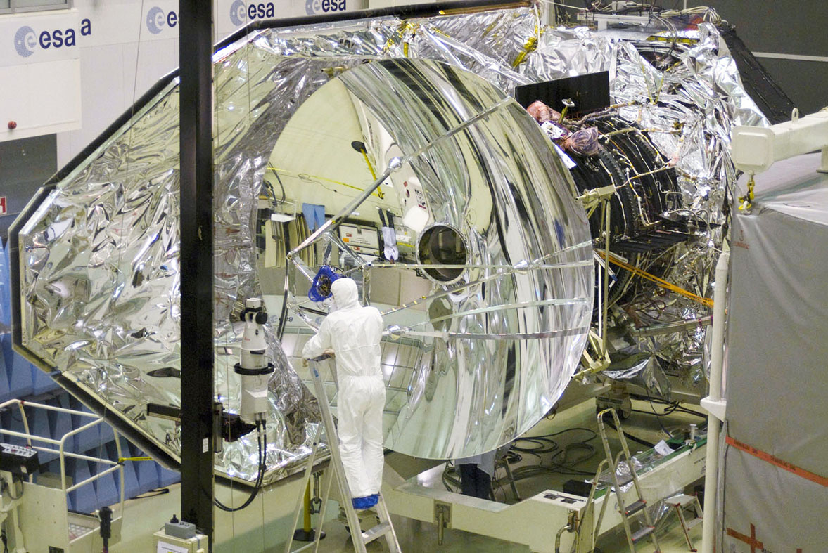 Herschel mechanical testing underway Herschel mechanical testing underway