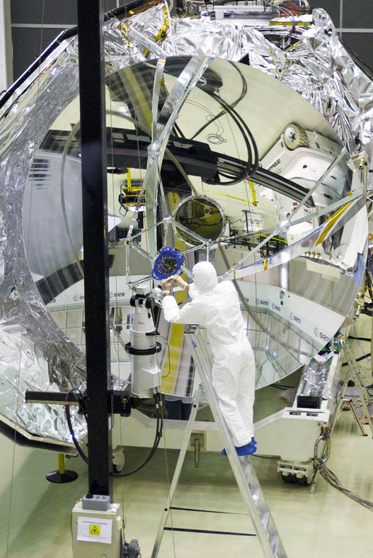Herschel mechanical testing underway Herschel mechanical testing underway