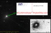 HIFI spectrum of Comet Garradd HIFI spectrum of Comet Garradd