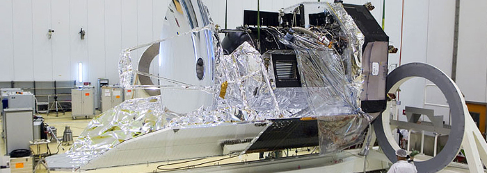 Herschel at the S1B payload preparation facility in Kourou