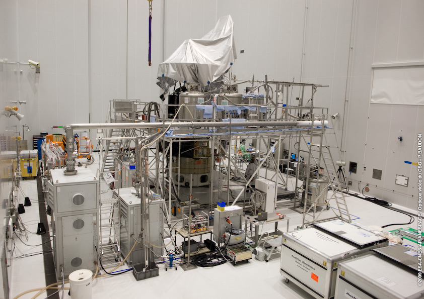 Set-up for helium-I filling in S5B Set-up for helium-I filling in S5B
