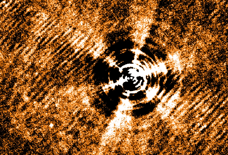 A study of IRC+10216 has revealed a series of dust shells that have never been seen before. Credit: ESA/PACS/MESS Consortia A study of IRC+10216 has revealed a series of dust shells that have never been seen before. Credit: ESA/PACS/MESS Consortia