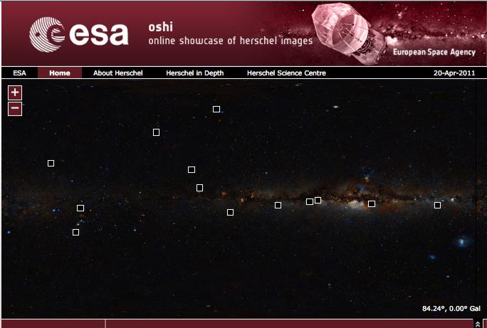 Online Showcase of Herschel http://herschel.esac.esa.int/Images (OSHI)