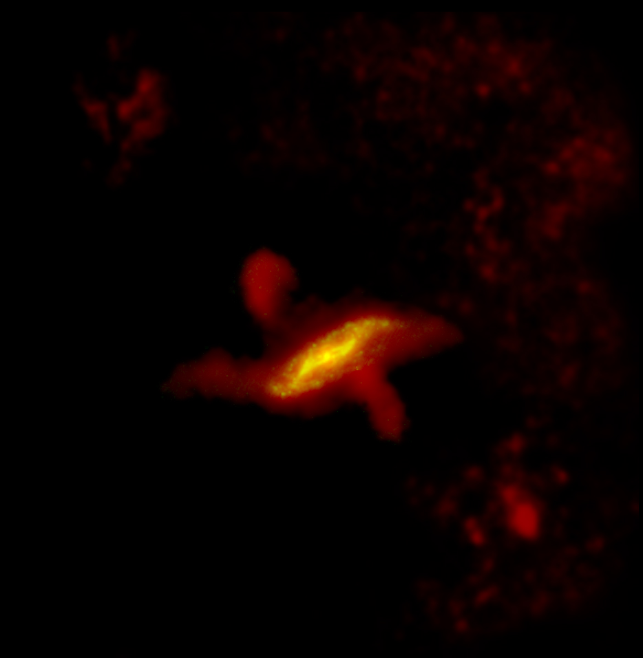 Centaurus A (NGC 5128) Copyright: ESA/Herschel/PACS/SPIRE/C.D. Wilson, McMaster University, Hamilton, Ontario, Canada