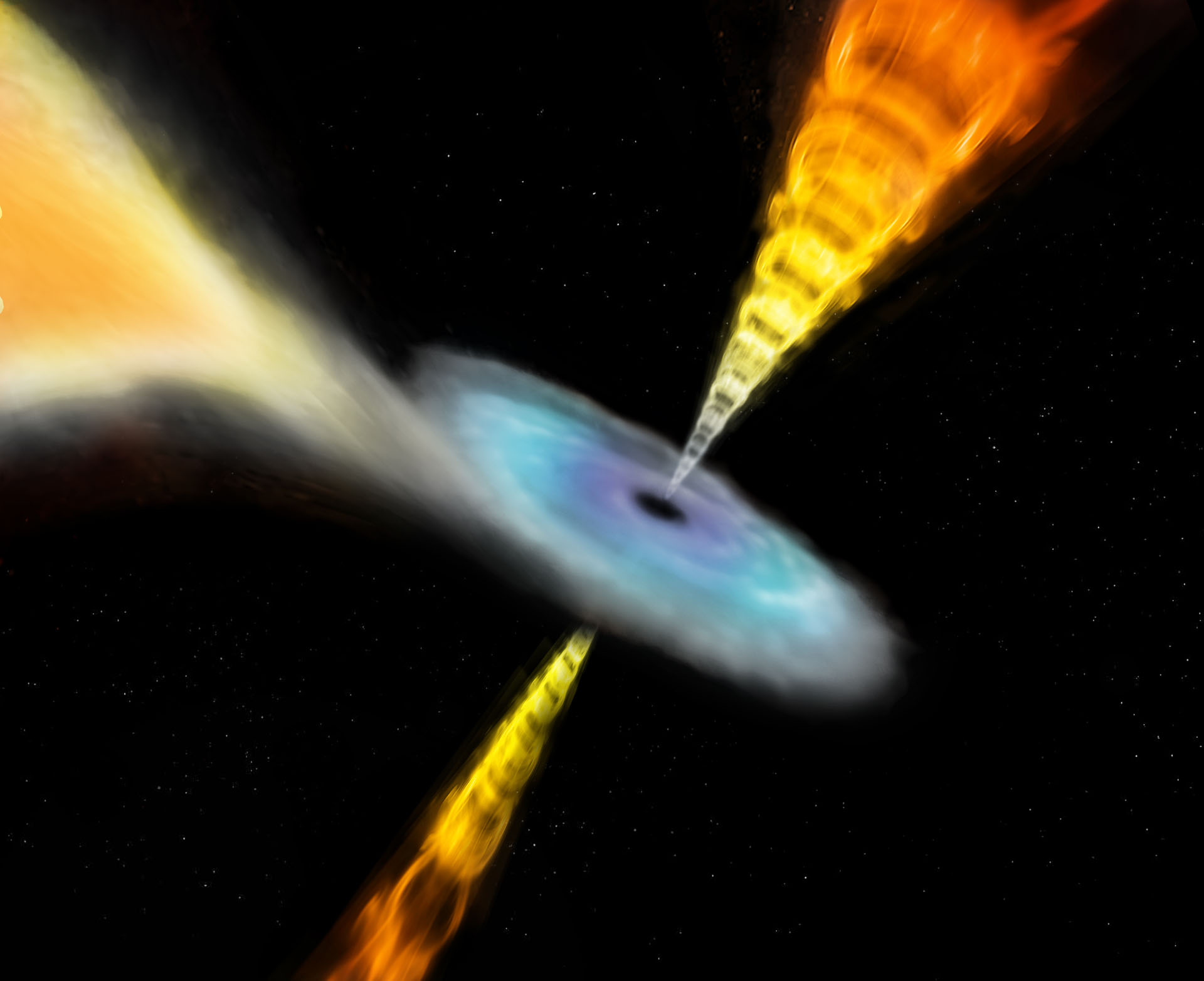Artist's impression of the GX 339-4 binary system. Credit: ESA/ATG medialab Artist's impression of the GX 339-4 binary system. Credit: ESA/ATG medialab