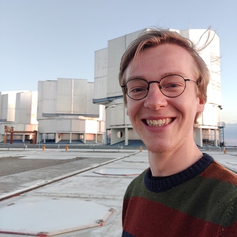 Bert at the VLT(I) in Chile.