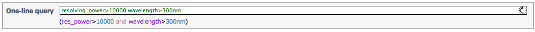 Example of query with search parameters dragged in Example of query with searc parameters dragged in